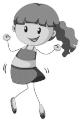 Girl dancing