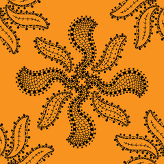 seamless yellow pattern.