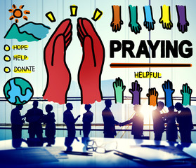 Pray Praying Hope Help Spirituality Religion Concept