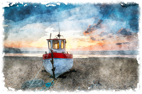 Fishing Boat Painting Images – Browse 29,883 Stock Photos, Vectors, and  Video