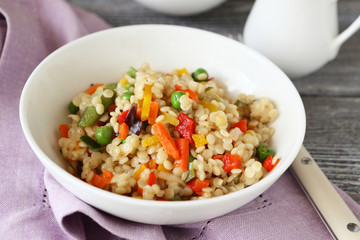 quinoa with delicious vegetables