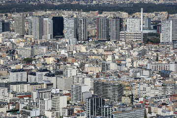 Fototapeta premium Paris, vue Aérienne