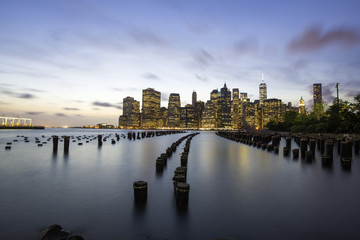 New york City sunset