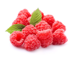 Ripe raspberries