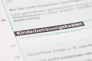 Steuer, Kindergeld, Antrag, Berechnung, Einkommen