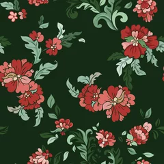 Gardinen Beautiful floral seamless pattern.  © Sonulkaster