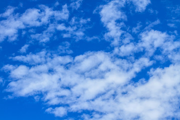 blue sky with white clouds