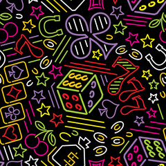 casino neon background