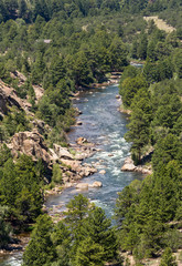 Fototapeta na wymiar Arkansas River in Colorado