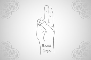 Element yoga mudra hands