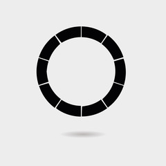 Naklejka premium circle preloader icon