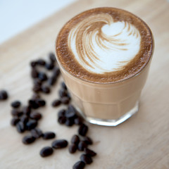 Hot Espresso with Latte Art