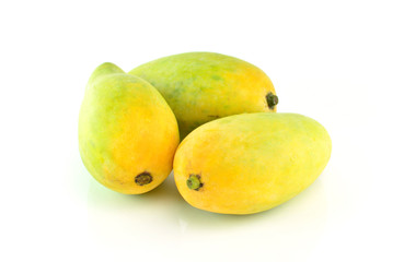 Mango fruit isolated on white background