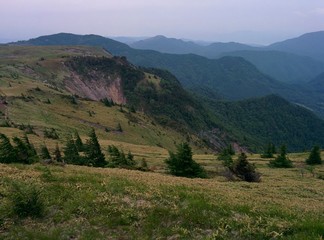 Fototapeta premium Utsukushigahara heights in Nagano, Japan