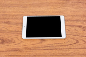 White digital tablet