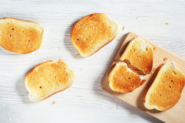 Background with toast