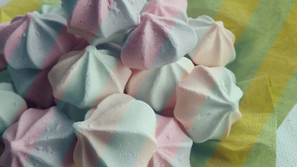 Sweets Meringues For Children Party