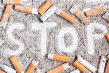 Quit smoking background