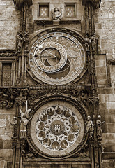 Fototapeta na wymiar Astronomical Clock in Prague, Czech Republic.