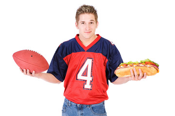 Football: Deciding Between Football And Food