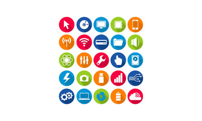 Internet Business Technology - Icon Set