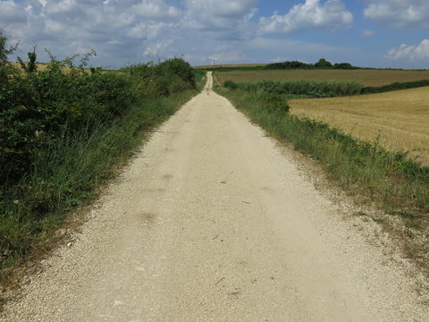 strada bianca di campagna