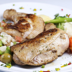 Grilled chicken steak