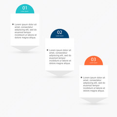 Vector colorful info graphics for your business presentations.
