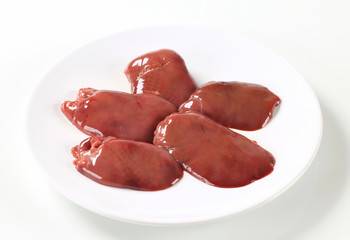 Raw chicken liver