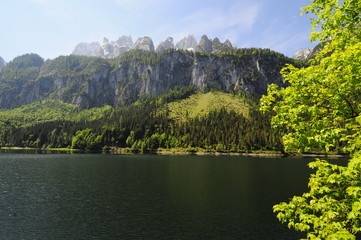 Alpine lake Gosausee, Austria