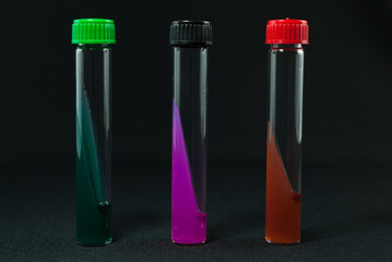 Urea agar base, citrate agar, triple sugar iron agar Laboratory medicine concept