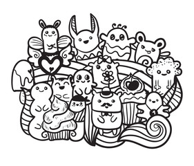 Doodle vector illustration