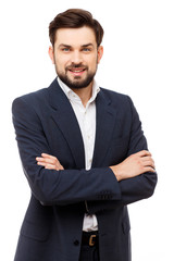 Confident businessman portrait