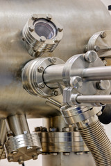 Detail of machinery in physics laboratory © vladimirnenezic