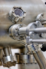 Detail of machinery in physics laboratory © vladimirnenezic