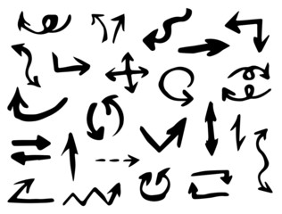 black arrows