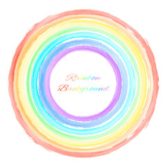 round rainbow background