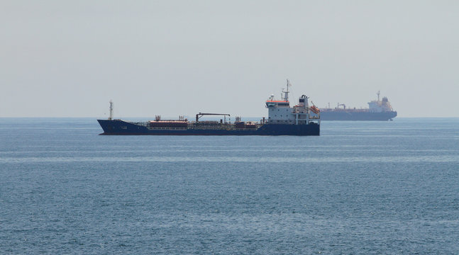 Tanker in sea