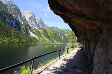 Alpine lake Gosausee, Austria