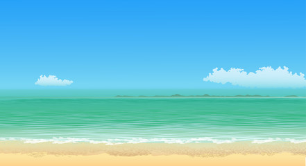 Солнечный пляж