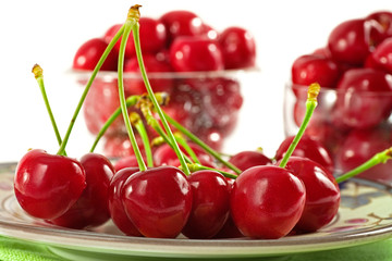 Summer seasonal fruit - Fresh Bing Cherries!