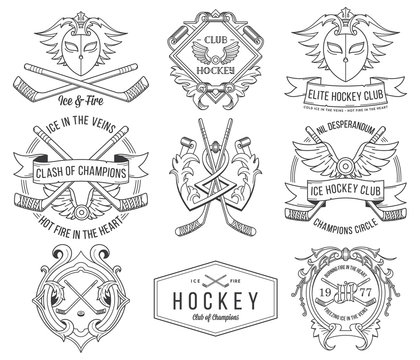Hockey badges and lables vol.1