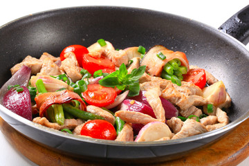 Chicken vegetable stir fry