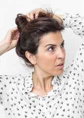 Attractive middle-aged woman