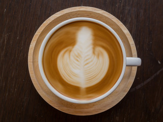 Hot cafe latte