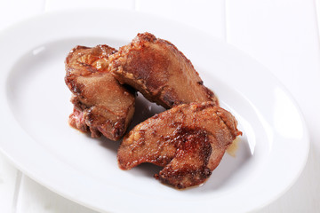 Pan fried liver