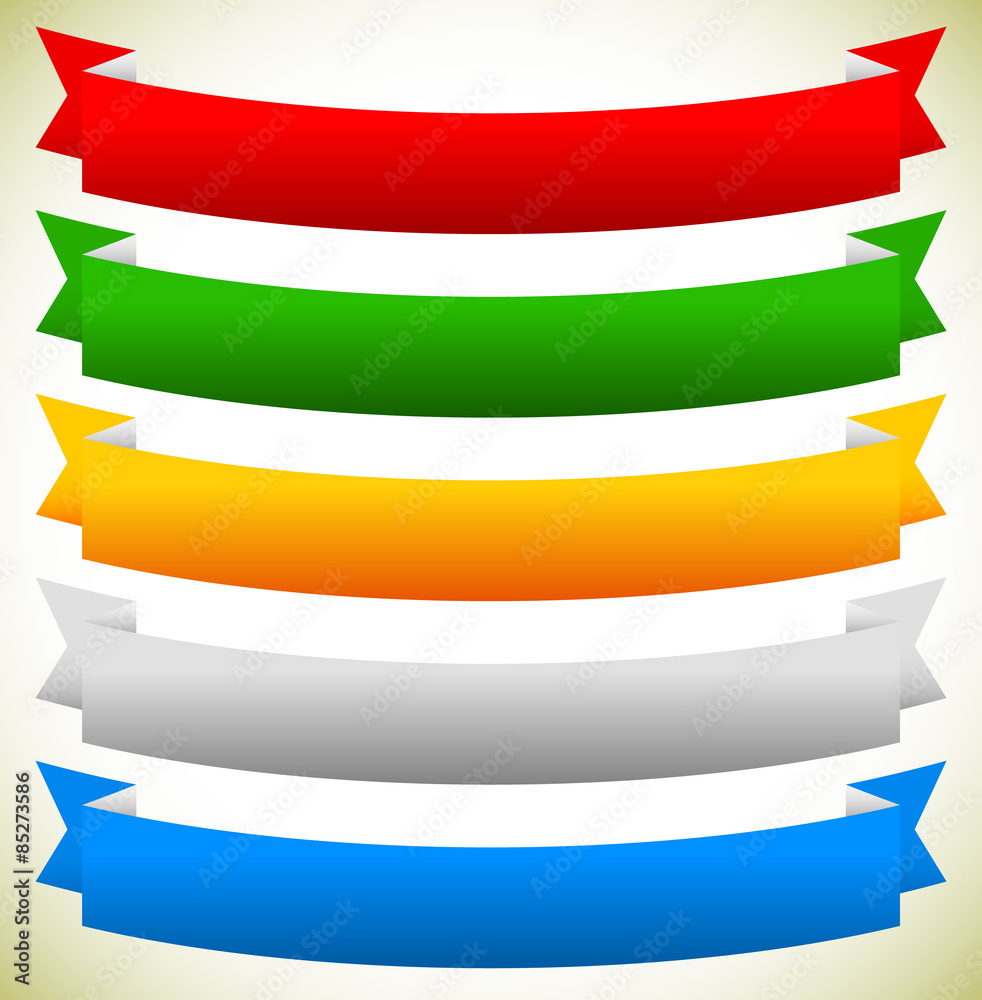 Poster set of banner backgrounds with blank space for your message. edi