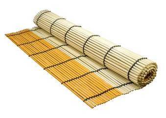 Chinese yellow bamboo mat for sushi