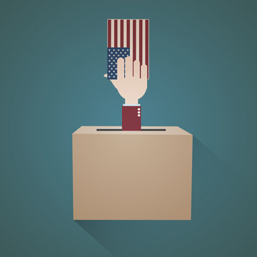 Vote USA Hand