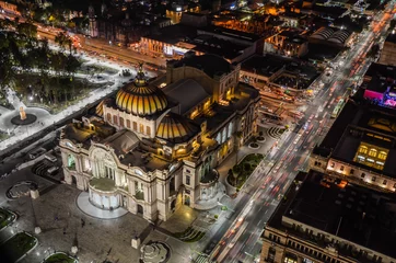 Fototapete Theater Palast der schönen Künste in Mexiko-Stadt